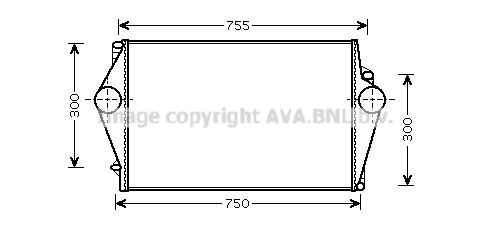 AVA QUALITY COOLING tarpinis suslėgto oro aušintuvas, kompresorius VOA4136